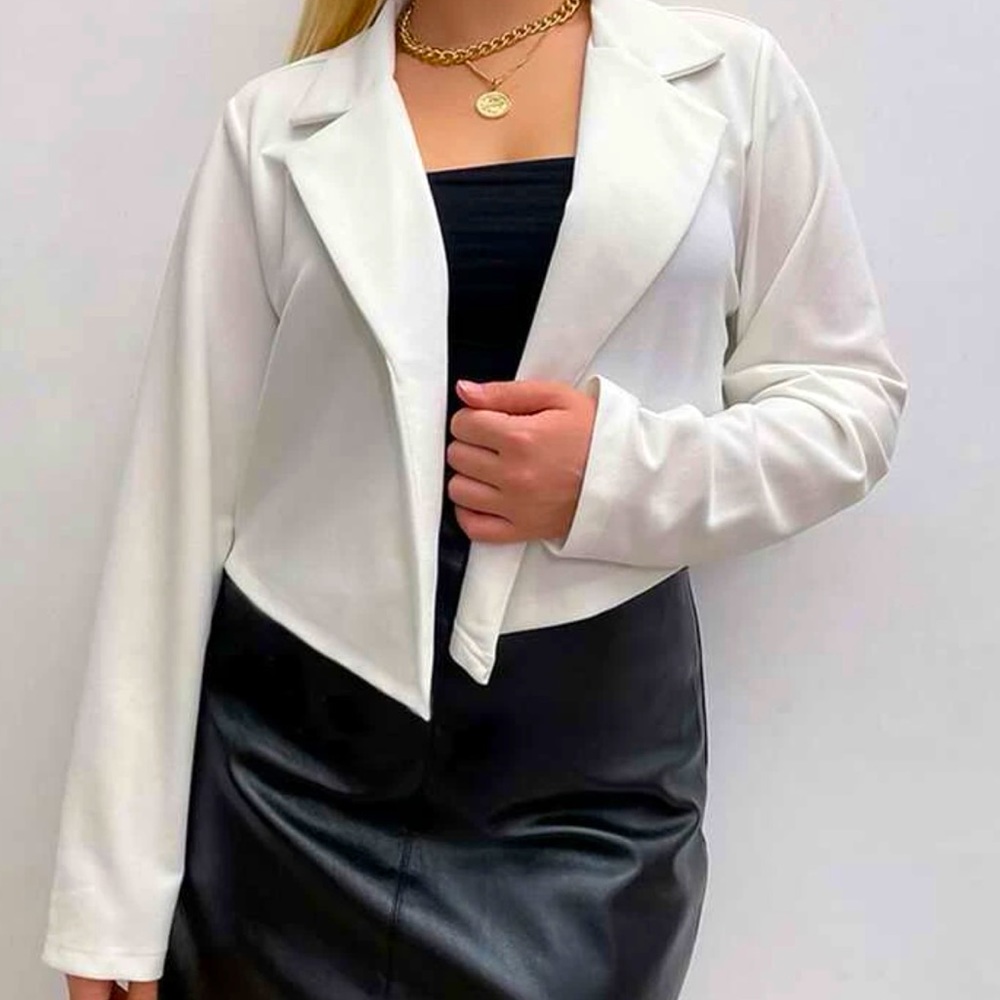 3X white blazer never worn